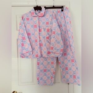 Women’s Vintage Pink Pajama Set